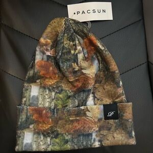 PacSun camo cuffed beanie.